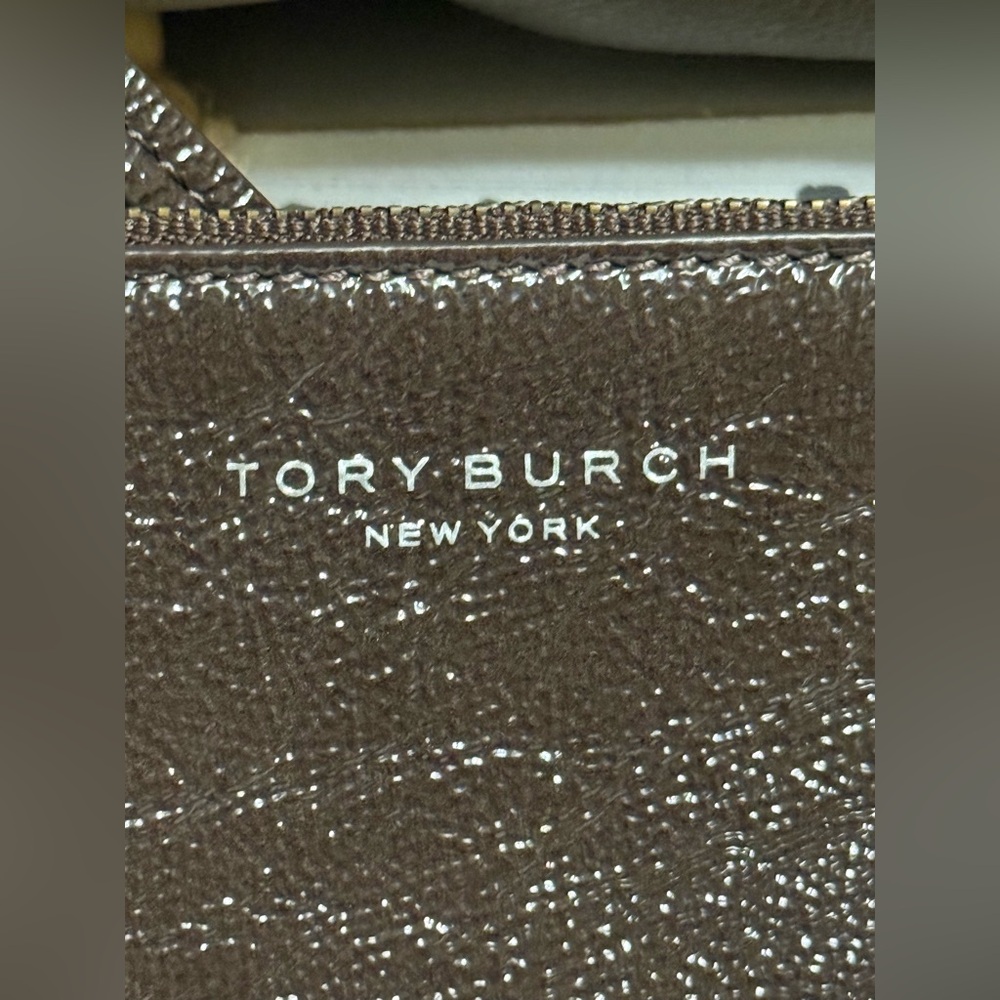 Tory Burch Brown Tote with Smooth Leather Finish - Picture 14 of 14